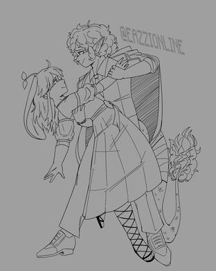 Full Body - Line Art - +Extra Character - $37.50